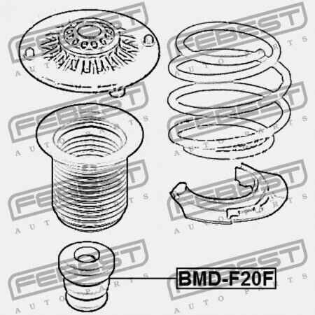 Μπροστινό Αμορτισέρ Rebound Bmw 1 F20 2010-2013 Ece 31336855440
