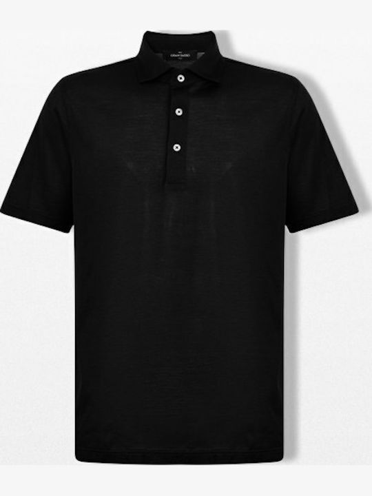 Polo Herrenbluse Schwarz