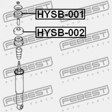 Kuzineto Hintereser Stoßdämpfer Hyundai Santa Fe 00 2000 Cis 55320-26000