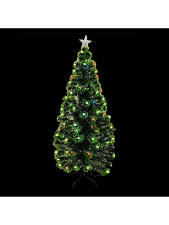 Brad de Crăciun Slim Decorat 100cm cu Iluminare LED