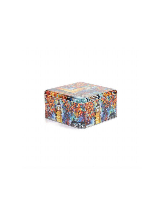 SteweHome General Use Vase with Metallic White Lid 20x20cm