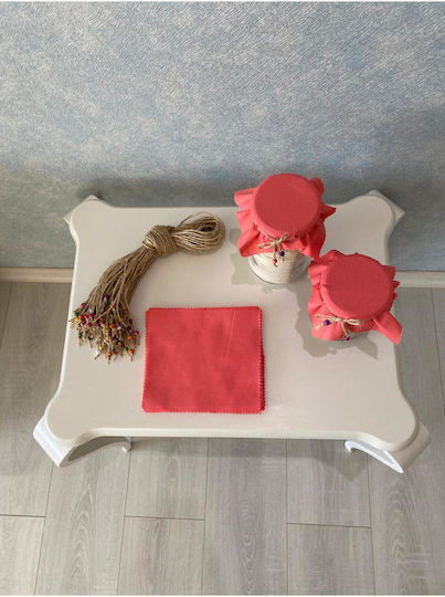 SteweHome Текстилни Розови Салфетки 17x17см 25 Бройки