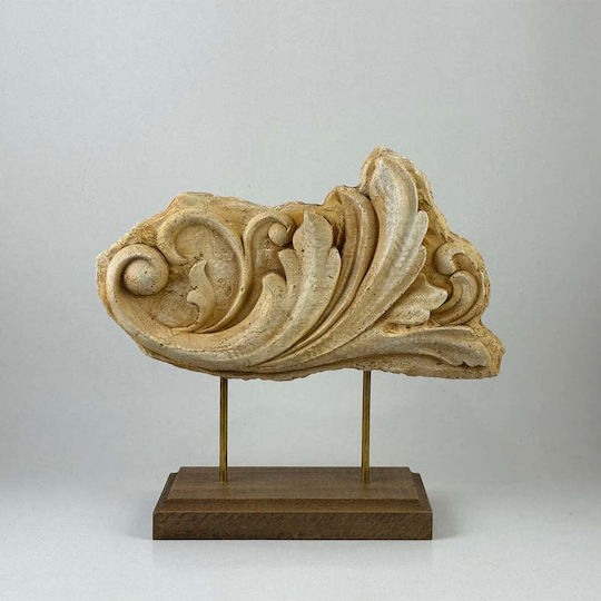 SteweHome Brown Stone Vase 16xH22cm