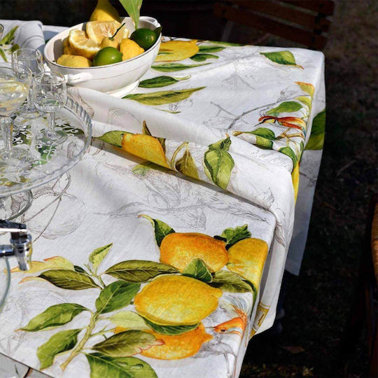Tessitura Toscana Telerie Linen Tablecloth Limoncello Tessitura Toscana Telerie Linen Tablecloth Limoncello
