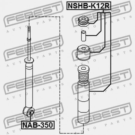 Shock Absorber Bearing Rear Nissan Tiida Jpn Brand C11 2005.08-2012.06 Gl E6210-ec80a