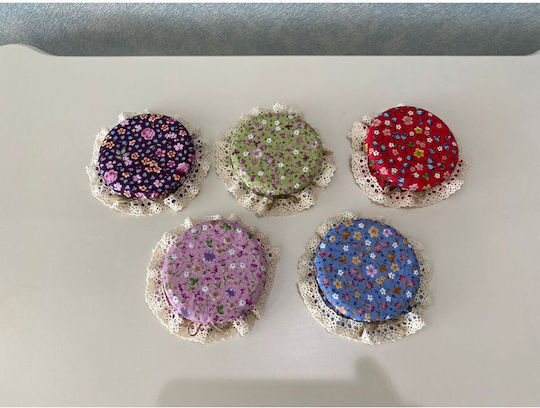 Stewehome Set Of 5 Pieces Jar Food Covers Elastic Multicolour Flowers Multicolour