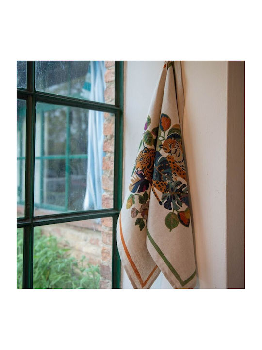 Tessitura Toscana Telerie Kitchen Towel In Green Colour