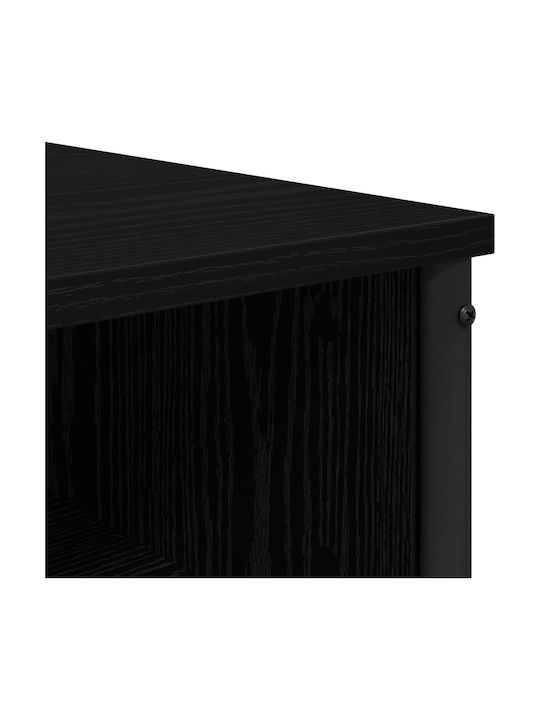 Γραφείο Ξύλινο Μαύρη Δρυς 81x40x131εκ.
