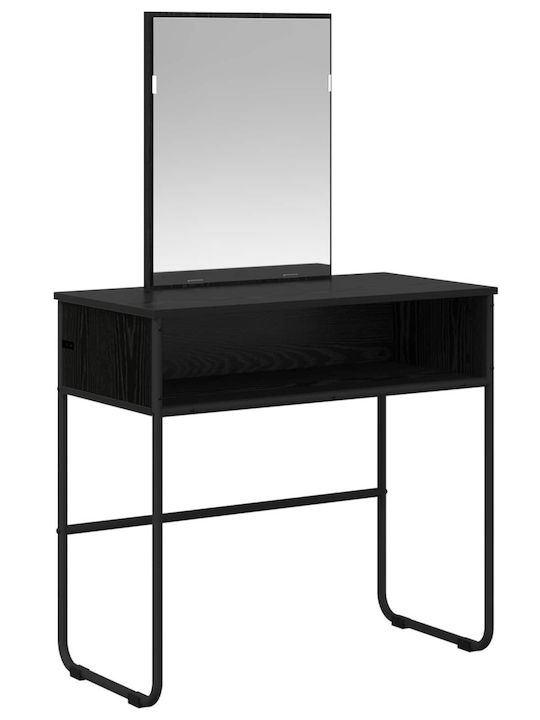 Γραφείο Ξύλινο Μαύρη Δρυς 81x40x131εκ.