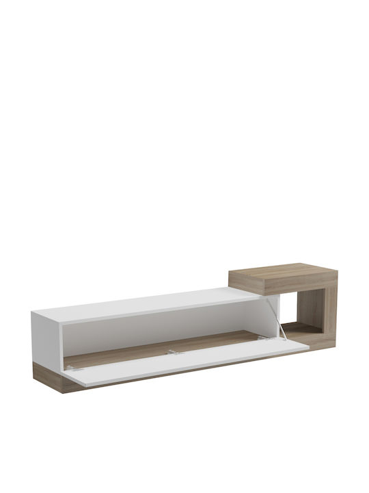 TV Stand Essenza Sonama/White L150xW29.6xH38.6cm