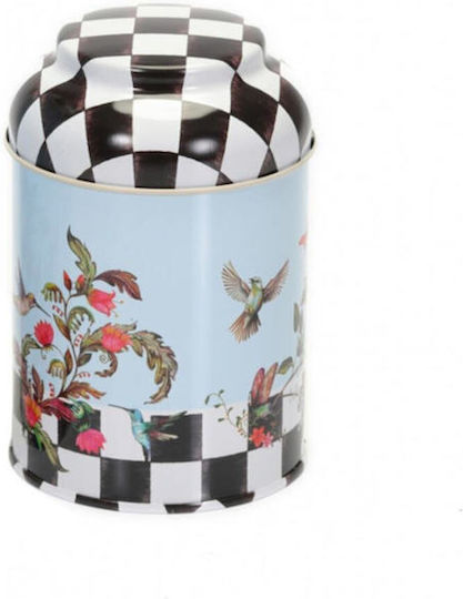 SteweHome Metallic White Spice Jars 6 Pieces