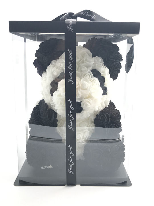 Großer Teddybär Aus Künstlichen Rosen Rosenbär Panda P201