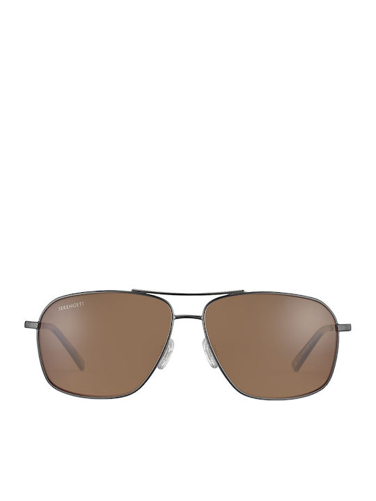 Serengeti Men's Sunglasses With Grey Frame With Polarized Lens SS578003