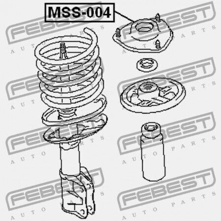 Преден Абсорбатор На Удари За Mitsubishi Lancer Lancer Cedia Cs Ct 2000.03-2009.08 Jpn Mr455018