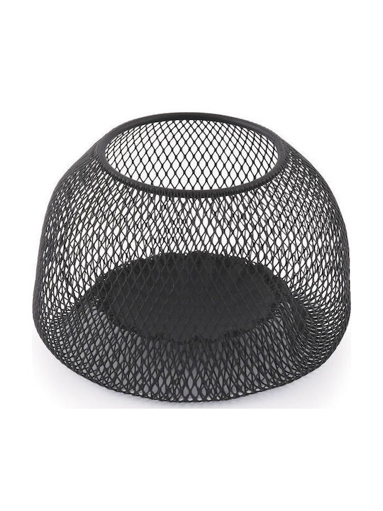 SteweHome Metal Candle Holder In Black Colour 10x10cm