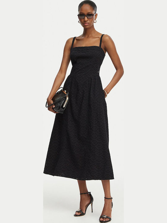 Guess Mit Spitze Kleid Schwarz
