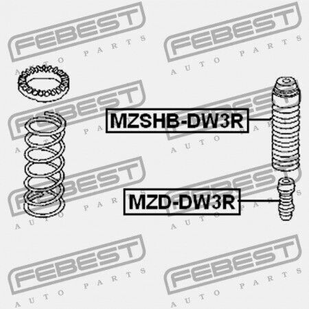 Capac Amortizor Spate Mazda Demio Dw 1996-1999 Jp D201-28-015