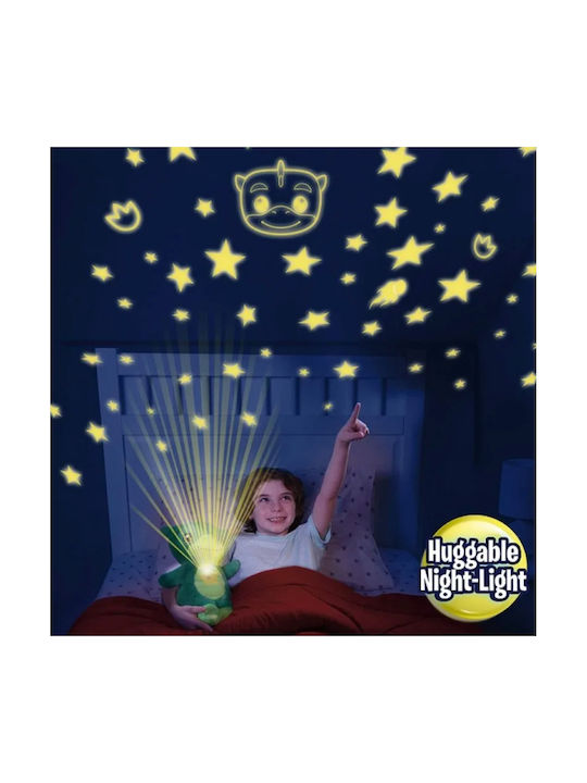 LED Kinder Tischlampe Projektor Berührung Teddy mit Sternenprojektion Weiß 30x16cm