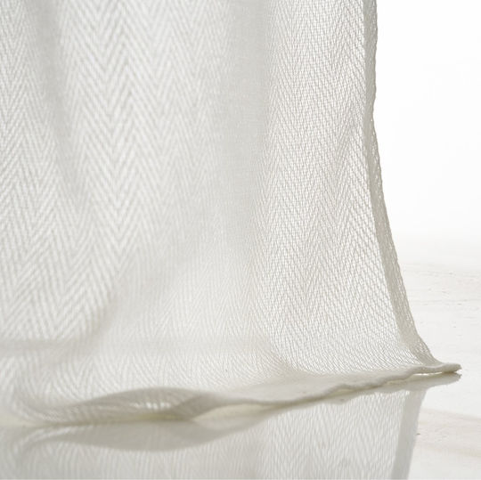 Gofis Home Off with Pencil Pleat Off White 509x290cm