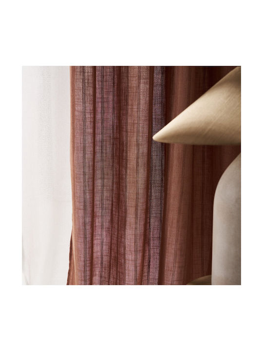 Gofis Home Vorhang mit Bleistiftfalten Rust Rust 705x295cm