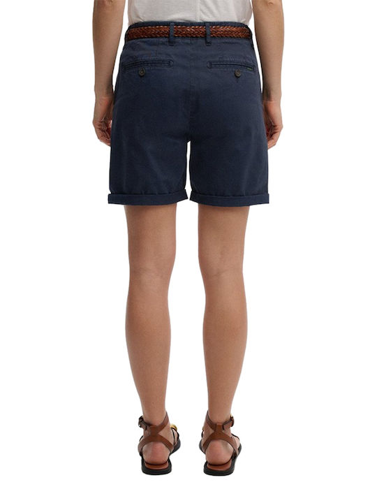 Superdry Chino Women's Shorts Blue Superdry Chino Women's Shorts Blue