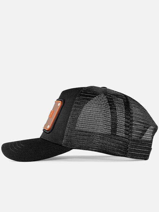 Gold Digger Black Jockey Cap Rubber Patch John Hatter & Co