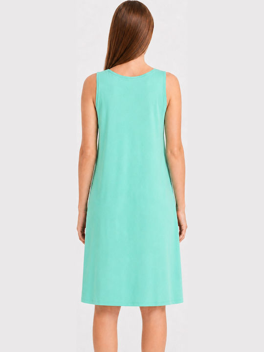 Cherry Summer Women's Nightgown Menta