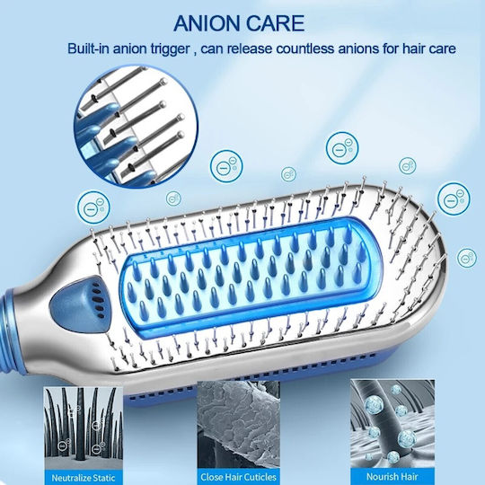 Electric Hair Brush with Air for Hair Straightening 85W