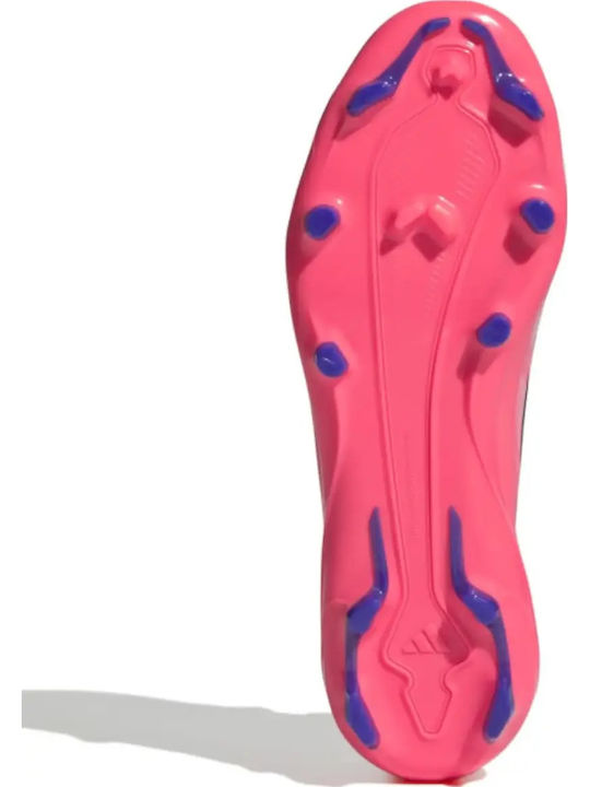 F50 Hyperfast League Laceless FG Παιδικά Ποδοσφαιρικά Παπούτσια με Τάπες Λευκά