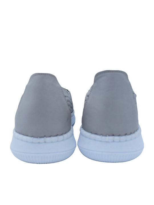 Anatomic Women's Leather Grey Slip-Ons