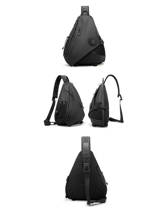 Men's Black Sling Bag