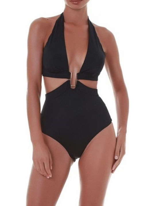 Bluepoint Badeanzug mit Ausschnitten Black