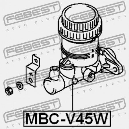Brake Master Cylinder Mitsubishi Challenger K90 1996.05-2001.08 Jpn Mb618717