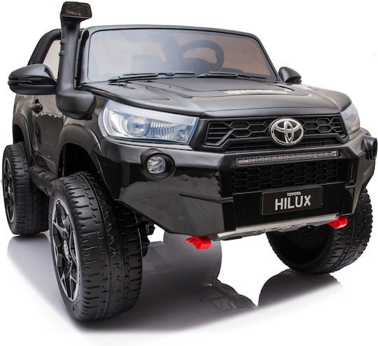 Toyota Hilux Διθέσιο με Τηλεκοντρόλ Licensed 24 Volt Μαύρο για 7+ Ετών