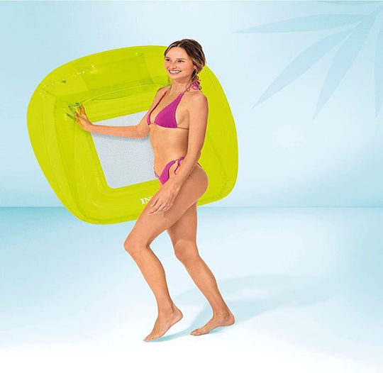 Intex Lounges Φουσκωτή Πολυθρόνα Πράσινη