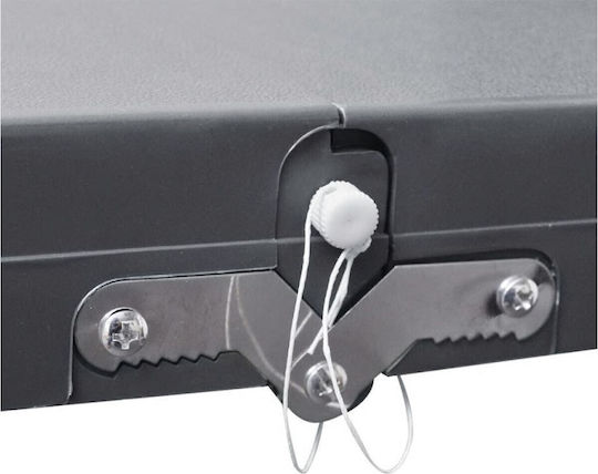 Aluminum Table Set for Camping Foldable Grey