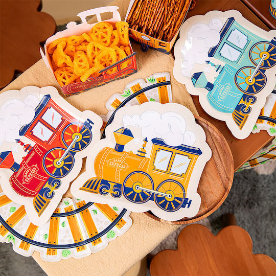 Papierplatten Happy Express 6Stücke