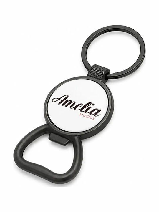 Metallic Black Opener Keychain 100 Pieces Code An-4185