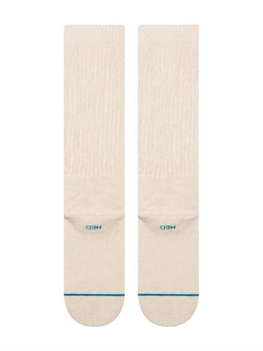 Stance Icon Sosete Sport Bej 1 Pereche