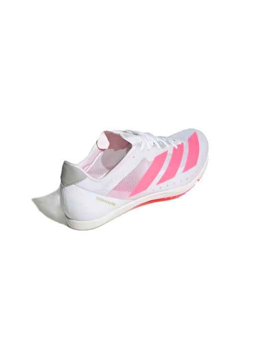 Adizero Distancestar Спортни обувки Шпайкове Cloud White