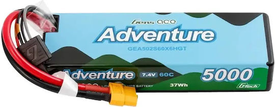 Gens Ace 2S1P Baterie Li-Po 7.4V 5000mAh 60C 2S XT60 Pentru Vehicul RC