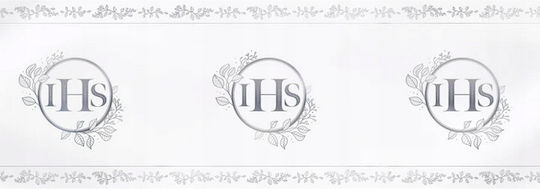 Organza Communion Table Runner Silver Ihs Eucalyptus Holy Communion 5m
