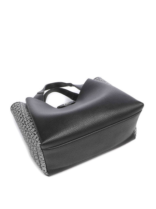 Willa Satchel Leather Women's Handbag Black R61D5G33 BSV