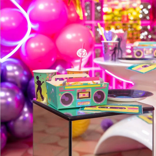 Chips Snack Boxe Retro Disco 80er Party Geburtstag 3 Stück