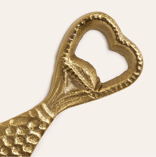 Stewehome Obiect Decorativ Din Alama Tema Lotus Galben 3x10 Cm