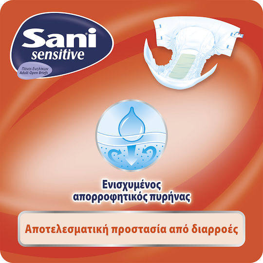 Sani Sensitive Πάνες Ακράτειας XLarge 40τμχ