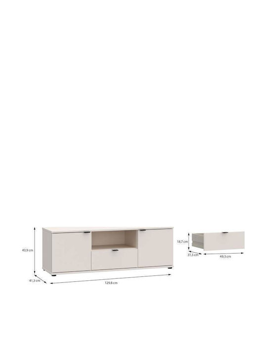 Телевизионен Мебел Firenze Sand Ш130xД42xВ44cm