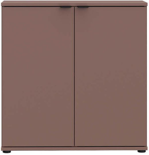 Wooden Sideboard Terracotta 80x34x83cm Wooden Sideboard Terracotta 80x34x83cm