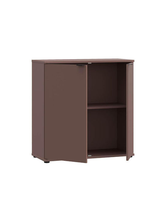 Wooden Sideboard Terracotta 80x34x83cm