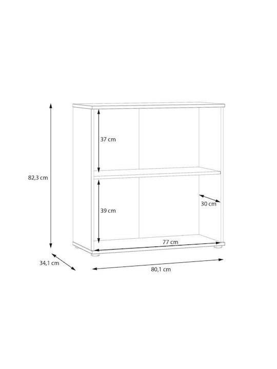 Wooden Sideboard Sage 80x34x83cm